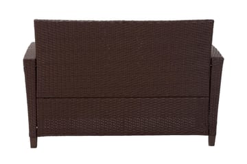 Malmo Loungegrupp Utomhus Konstrotting Brun - Dorel Home - Utemöbler & utemiljö - Loungemöbler - Loungeset & loungegrupp