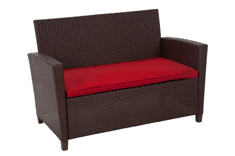 Malmo Loungegrupp Utomhus Konstrotting Brun - Dorel Home - Utemöbler & utemiljö - Loungemöbler - Loungeset & loungegrupp