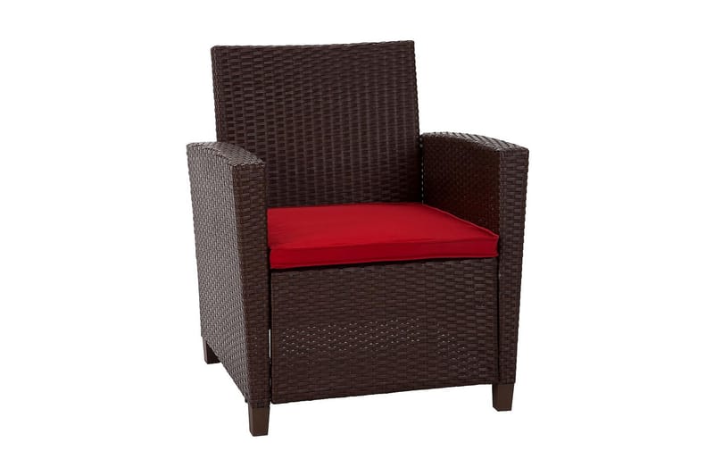 Malmo Loungegrupp Utomhus Konstrotting Brun - Dorel Home - Utemöbler & utemiljö - Loungemöbler - Loungeset & loungegrupp