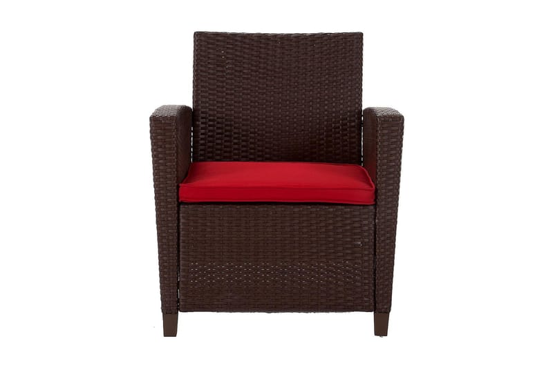 Malmo Loungegrupp Utomhus Konstrotting Brun - Dorel Home - Utemöbler & utemiljö - Loungemöbler - Loungeset & loungegrupp