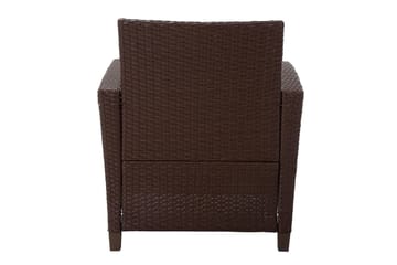 Malmo Loungegrupp Utomhus Konstrotting Brun - Dorel Home - Utemöbler & utemiljö - Loungemöbler - Loungeset & loungegrupp