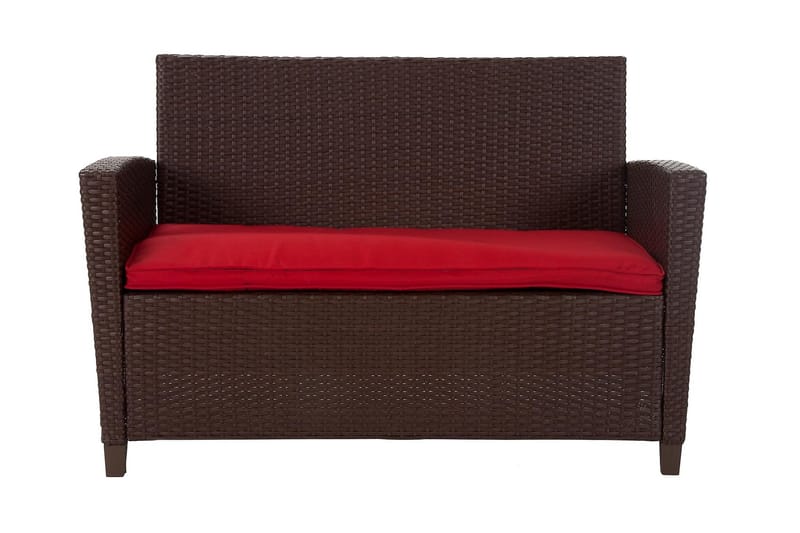 Malmo Loungegrupp Utomhus Konstrotting Brun - Dorel Home - Utemöbler & utemiljö - Loungemöbler - Loungeset & loungegrupp