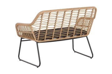 Malvedo Soffgrupp Utomhus - Natur/Svart - Utemöbler & utemiljö - Loungemöbler - Loungeset & loungegrupp