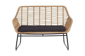 Malvedo Soffgrupp Utomhus - Natur/Svart - Utemöbler & utemiljö - Loungemöbler - Loungeset & loungegrupp