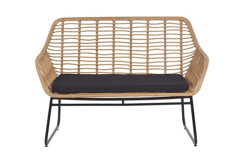 Malvedo Soffgrupp Utomhus - Natur/Svart - Utemöbler & utemiljö - Loungemöbler - Loungeset & loungegrupp