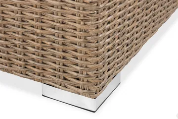 Marcus 6-sits Loungegrupp - Mörkbeige / Vita dynor - Utemöbler & utemiljö - Loungemöbler - Loungeset & loungegrupp