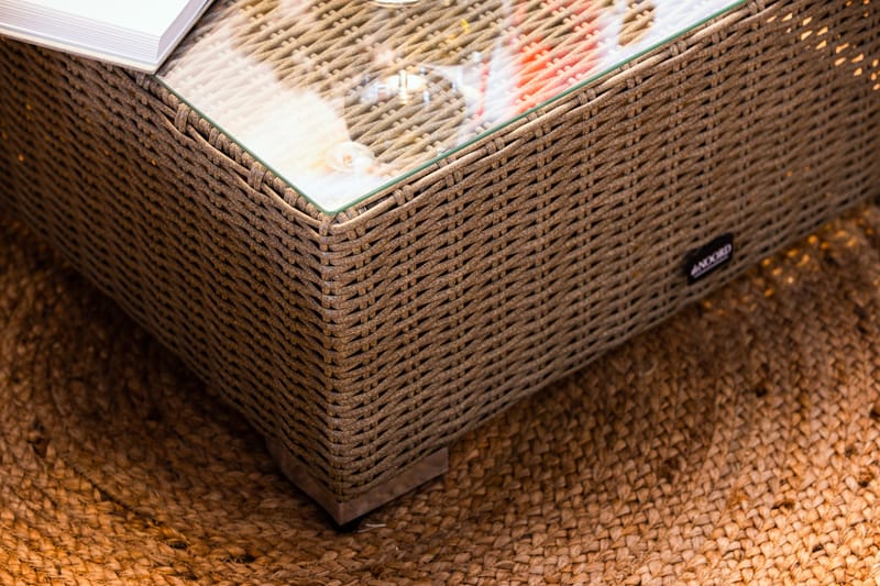 Marcus Loungegrupp - Brun / Svarta dynor - Utemöbler & utemiljö - Loungemöbler - Loungeset & loungegrupp