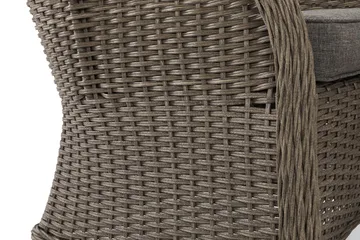 Marcus Soffgrupp 2-sits Ink. Fåtöljer - Brun / Gråa dynor - Utemöbler & utemiljö - Loungemöbler - Loungeset & loungegrupp