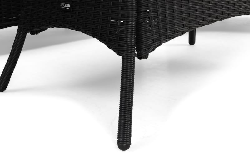 Marcus Soffgrupp 2-sits Ink. Fåtöljer - Svart / Gråa dynor - Utemöbler & utemiljö - Loungemöbler - Loungeset & loungegrupp