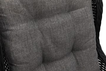 Marcus Soffgrupp 2-sits Ink. Fåtöljer - Svart / Gråa dynor - Utemöbler & utemiljö - Loungemöbler - Loungeset & loungegrupp