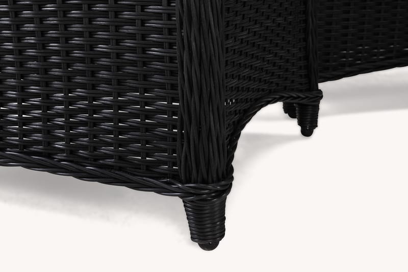 Marcus Soffgrupp 2-sits Ink. Fåtöljer - Svart / Gråa dynor - Utemöbler & utemiljö - Loungemöbler - Loungeset & loungegrupp