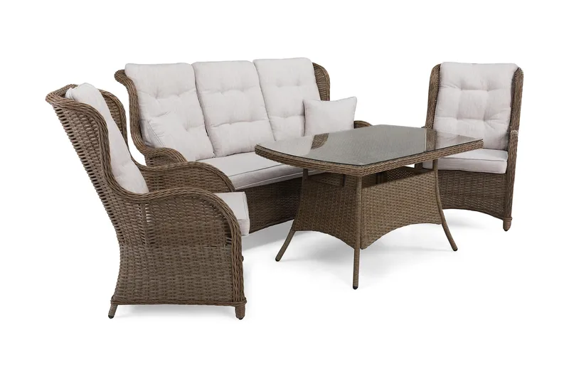 Marcus Soffgrupp Utomhus 3-sits Ink. Utefåtöljer - Natur - Utemöbler & utemiljö - Loungemöbler - Loungeset & loungegrupp