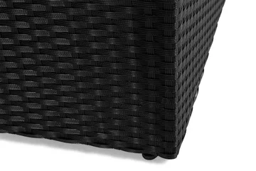 Mendoza Soffgrupp 4-sits Svart - Svart / Svarta dynor - Utemöbler & utemiljö - Loungemöbler - Loungeset & loungegrupp