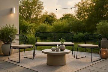 Milano Loungegrupp Utomhus - Beige - Utemöbler & utemiljö - Loungemöbler - Loungeset & loungegrupp