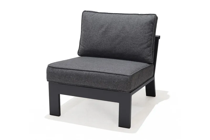 Palau Fåtölj med Fotpall - Grå - Utemöbler & utemiljö - Loungemöbler - Loungestol utomhus