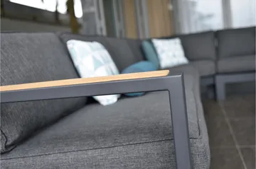 Palau Loungegrupp Utomhus 5-sits - Trä/Grå - Utemöbler & utemiljö - Loungemöbler - Loungeset & loungegrupp