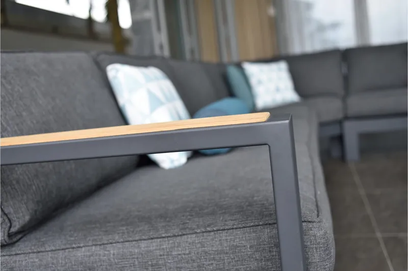 Palau Loungegrupp Utomhus 5-sits - Trä/Grå - Utemöbler & utemiljö - Loungemöbler - Loungeset & loungegrupp