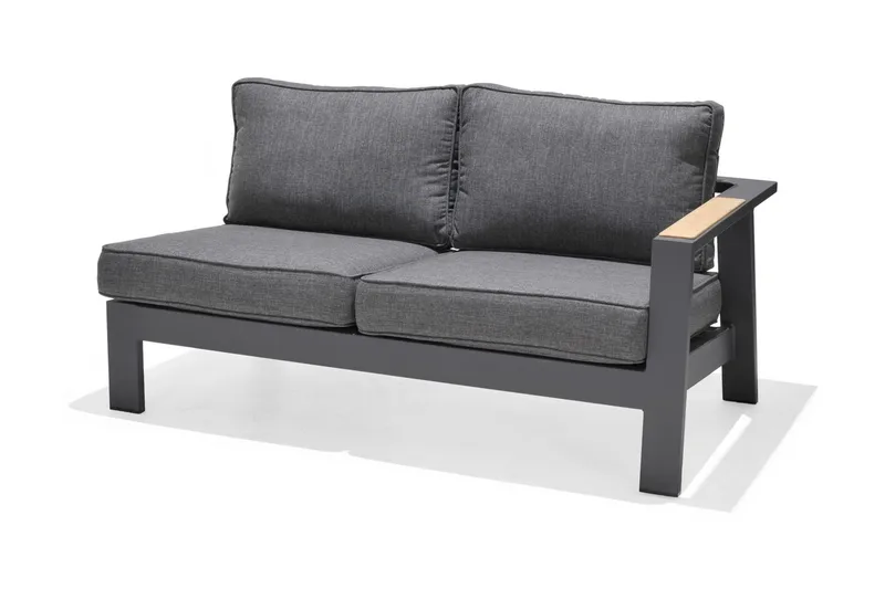 Palau Loungegrupp Utomhus 5-sits - Trä/Grå - Utemöbler & utemiljö - Loungemöbler - Loungeset & loungegrupp