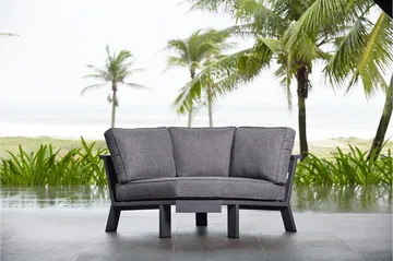 Palau Loungegrupp Utomhus 5-sits - Trä/Grå - Utemöbler & utemiljö - Loungemöbler - Loungeset & loungegrupp