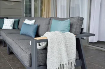 Palau Loungegrupp Utomhus 5-sits - Trä/Grå - Utemöbler & utemiljö - Loungemöbler - Loungeset & loungegrupp