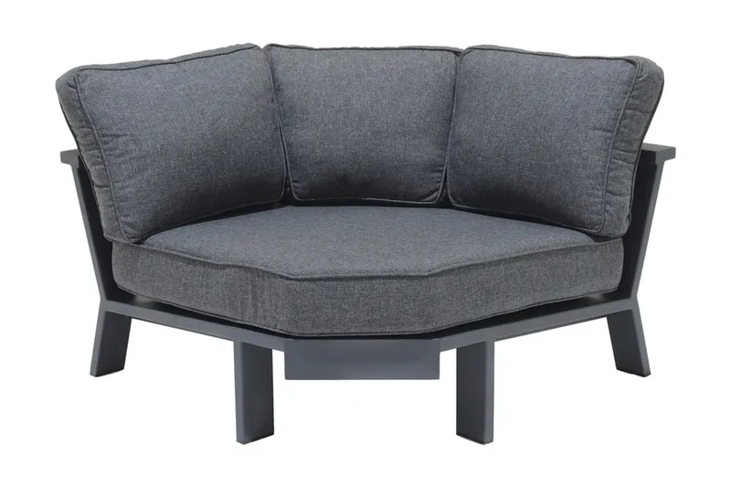 Palau Loungegrupp Utomhus 5-sits - Trä/Grå - Utemöbler & utemiljö - Loungemöbler - Loungeset & loungegrupp