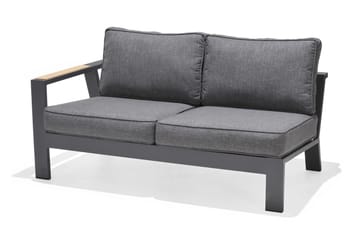 Palau Loungegrupp Utomhus 6-sits - Trä/Grå - Utemöbler & utemiljö - Loungemöbler - Loungeset & loungegrupp