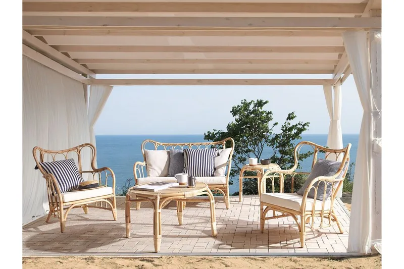 Pedagne Loungegrupp Utomhus 4-sits - Rotting/Beige - Utemöbler & utemiljö - Loungemöbler - Loungeset & loungegrupp