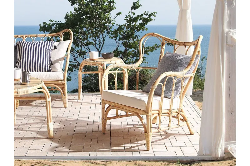 Pedagne Loungegrupp Utomhus 4-sits - Rotting/Beige - Utemöbler & utemiljö - Loungemöbler - Loungeset & loungegrupp