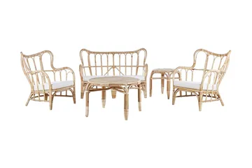 Pedagne Loungegrupp Utomhus 4-sits - Rotting/Beige - Utemöbler & utemiljö - Loungemöbler - Loungeset & loungegrupp