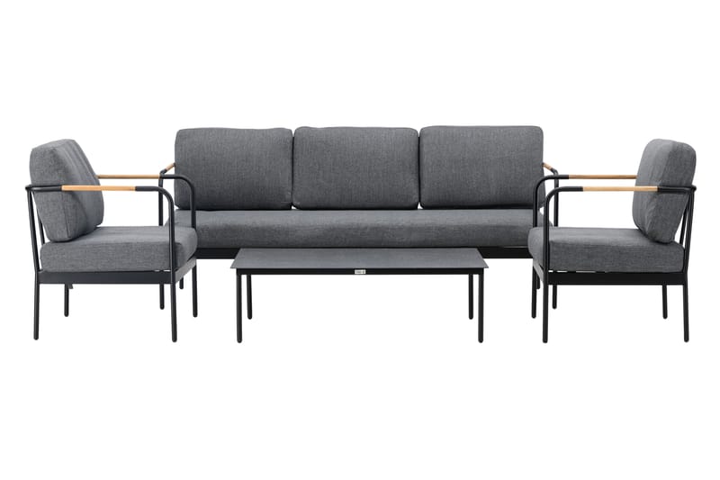 Pehnna Soffgrupp Utomhus 5-sits - Svart - Utemöbler & utemiljö - Loungemöbler - Loungeset & loungegrupp