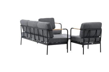 Pehnna Soffgrupp Utomhus 5-sits - Svart - Utemöbler & utemiljö - Loungemöbler - Loungeset & loungegrupp