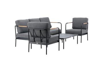 Pehnna Soffgrupp Utomhus 5-sits - Svart - Utemöbler & utemiljö - Loungemöbler - Loungeset & loungegrupp