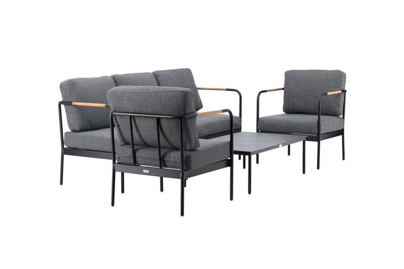Pehnna Soffgrupp Utomhus 5-sits - Svart - Utemöbler & utemiljö - Loungemöbler - Loungeset & loungegrupp