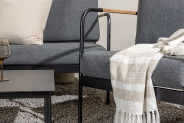 Pehnna Soffgrupp Utomhus 5-sits - Svart - Utemöbler & utemiljö - Loungemöbler - Loungeset & loungegrupp