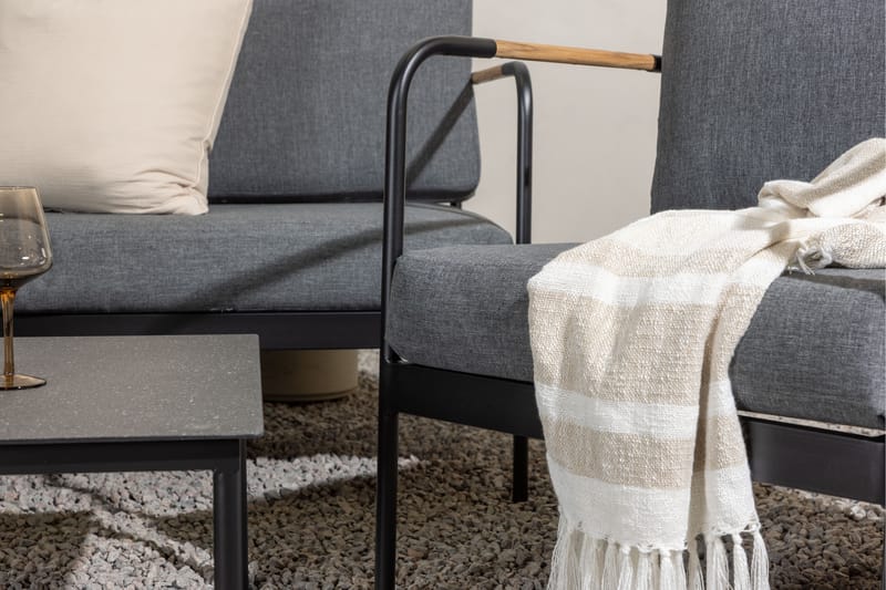 Pehnna Soffgrupp Utomhus 5-sits - Svart - Utemöbler & utemiljö - Loungemöbler - Loungeset & loungegrupp