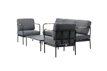 Pehnna Soffgrupp Utomhus 5-sits - Svart - Utemöbler & utemiljö - Loungemöbler - Loungeset & loungegrupp