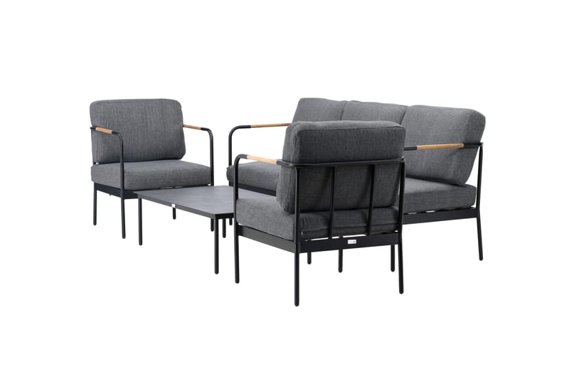 Pehnna Soffgrupp Utomhus 5-sits - Svart - Utemöbler & utemiljö - Loungemöbler - Loungeset & loungegrupp