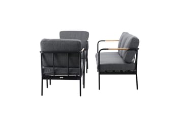 Pehnna Soffgrupp Utomhus 5-sits - Svart - Utemöbler & utemiljö - Loungemöbler - Loungeset & loungegrupp