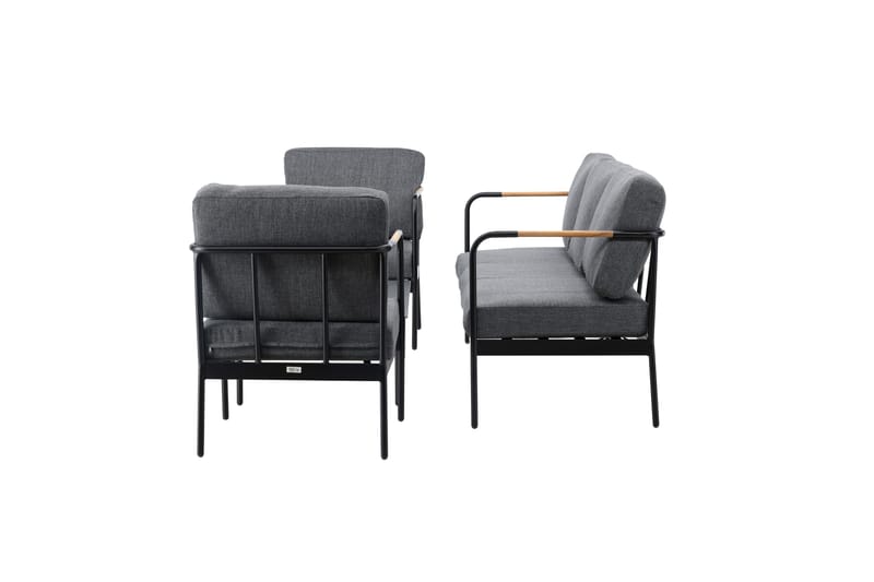 Pehnna Soffgrupp Utomhus 5-sits - Svart - Utemöbler & utemiljö - Loungemöbler - Loungeset & loungegrupp