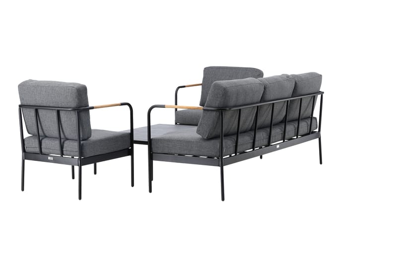 Pehnna Soffgrupp Utomhus 5-sits - Svart - Utemöbler & utemiljö - Loungemöbler - Loungeset & loungegrupp
