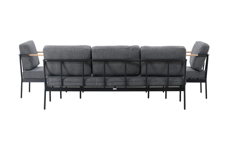 Pehnna Soffgrupp Utomhus 5-sits - Svart - Utemöbler & utemiljö - Loungemöbler - Loungeset & loungegrupp
