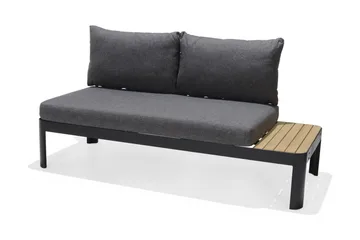 Portals Loungegrupp Utomhus 4-sits - Teak/Svart - Utemöbler & utemiljö - Loungemöbler - Loungeset & loungegrupp