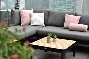 Portals Loungegrupp Utomhus 4-sits - Teak/Svart - Utemöbler & utemiljö - Loungemöbler - Loungeset & loungegrupp