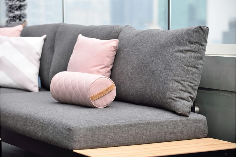 Portals Loungegrupp Utomhus 4-sits - Teak/Svart - Utemöbler & utemiljö - Loungemöbler - Loungeset & loungegrupp