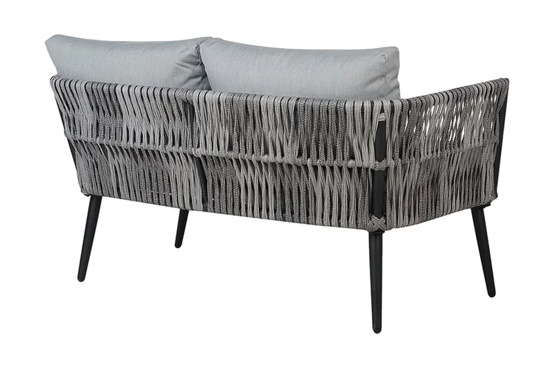 Preveza Loungegrupp Utomhus 120 cm - Grå - Utemöbler & utemiljö - Loungemöbler - Loungeset & loungegrupp