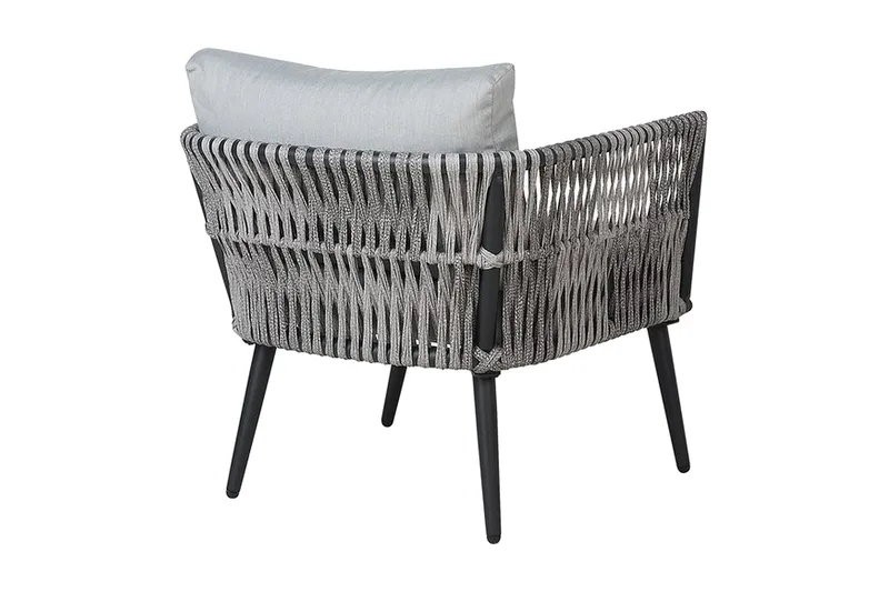 Preveza Loungegrupp Utomhus 120 cm - Grå - Utemöbler & utemiljö - Loungemöbler - Loungeset & loungegrupp