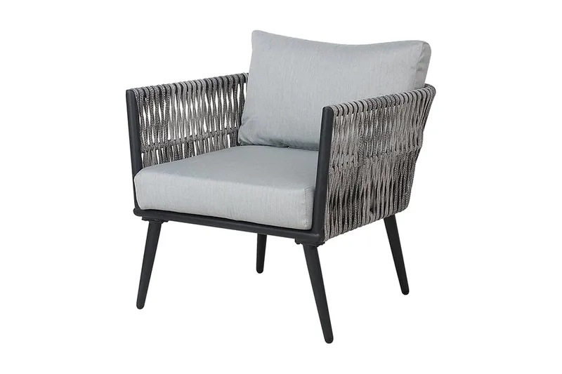 Preveza Loungegrupp Utomhus 120 cm - Grå - Utemöbler & utemiljö - Loungemöbler - Loungeset & loungegrupp