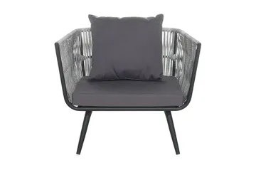 Ragusa Loungegrupp Utomhus 156 cm - Grå - Utemöbler & utemiljö - Loungemöbler - Loungeset & loungegrupp