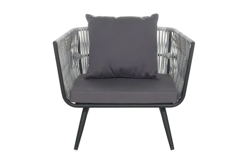 Ragusa Loungegrupp Utomhus 156 cm - Grå - Utemöbler & utemiljö - Loungemöbler - Loungeset & loungegrupp