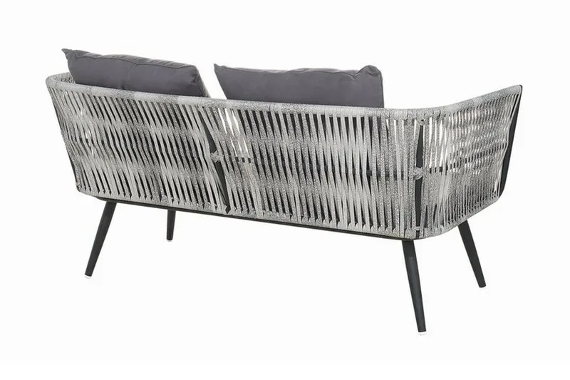 Ragusa Loungegrupp Utomhus 156 cm - Grå - Utemöbler & utemiljö - Loungemöbler - Loungeset & loungegrupp